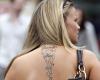 Kerry Katona back tattoo picture