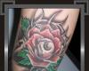 Tatuagem Rosa e Olho