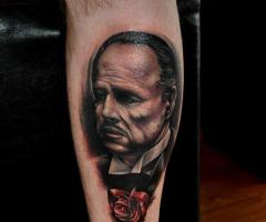 Don Vito Corleone tattoo