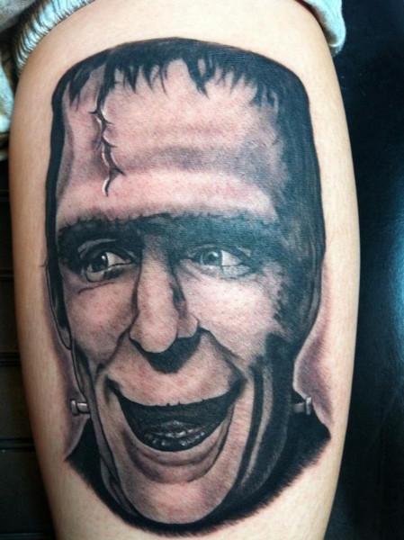 Herman Munster tattoo