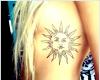 Sun tattoo designs for Women