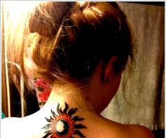 Sun Tattoo Designs for Men and Women