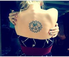 Sun tattoo design