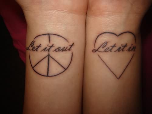 Message original sur le tatouage de poignet
