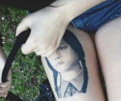 Merlina Addams tattoo