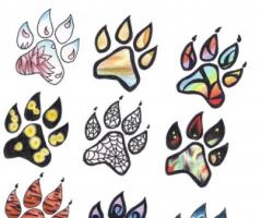 Différents modèles de tatouage pour les traces du Loup