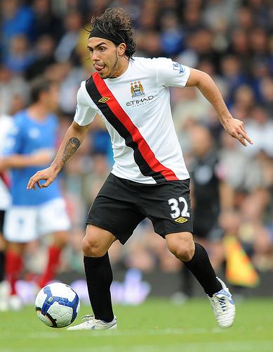 Carlos Tevez tattoo