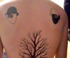 15 Fotos de tatuajes de La naranja Mecánica