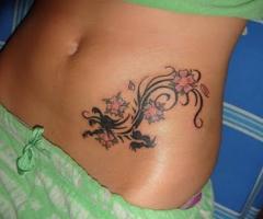 Dragon tribal tattoo