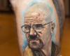 Walter White tribute tattoo