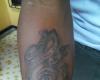 Tatuaje nota musical iniciales
