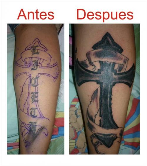 Cover up de cruz