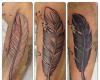 Beautiful feather tattoo