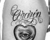 Corazon Camino, heart with eye tattoo