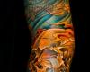 Skull toon tattoo
