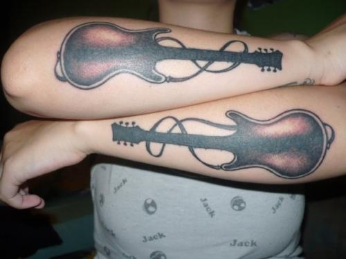 guitars Les Paul tattoo