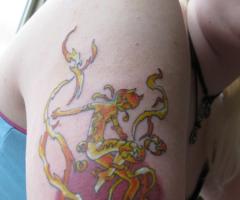 Fire Fairy tattoo