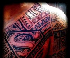 Tatuaje de símbolo de Superman
