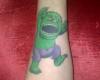 Tatuaje de Donde viven los monstruos version Hulk