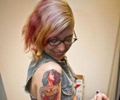 Tatuaje de la mujer maravilla
