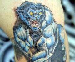 Beast tattoo x-men