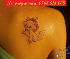 Cat tattoo by Tatuaje Brasov Beatris