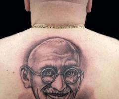 That funny little Mahatma Gandhi bloke