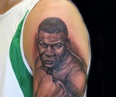 Mike Tyson tattoo