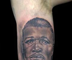 Sugar Ray Robinson tattoo