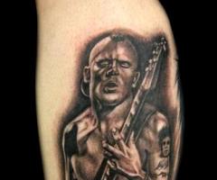 Flea from the Red Hot Chilli Peppers