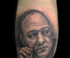 Tony Soprano tattoo