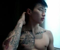 Jay Park lion tattoo on chest