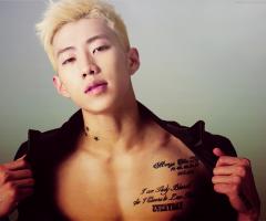 Jay Park star tattoo