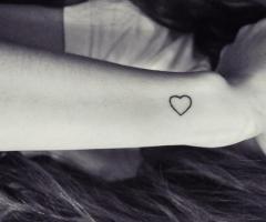 Little heart tattoo