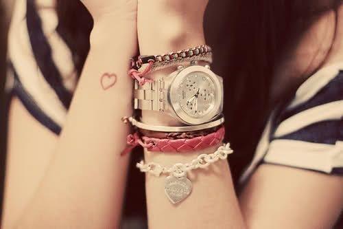 Small heart tattoo