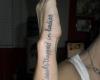 Quote tattoo for women