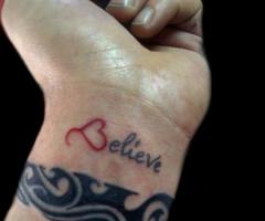 Believe tattoo