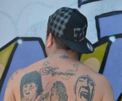 Tatuaje de Carlitos La Mona Jiménez
