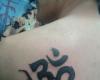 OM symbol tattoo
