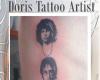 Jim Morisson, John Lennon, Jack Sparrow, Kurt Cobien tattooed