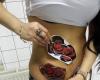 Rose tattoo for woman