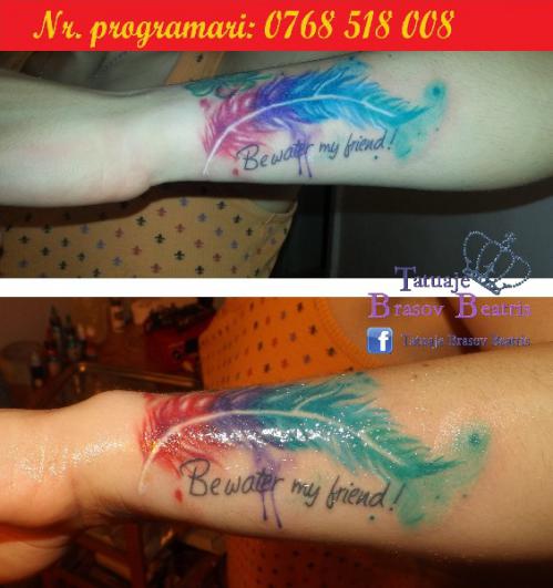 feather and be water my friend by tatuaje brasov beatris