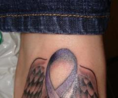 HD Awareness Ribbon in honor of my dad