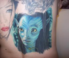 Tatuaje de Neytiri Avatar