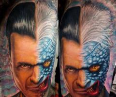 Tatuaje de Dos Caras Harvey Dent