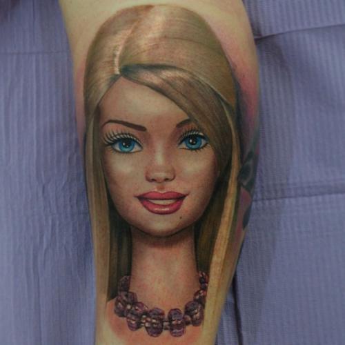 Tatuaje de Barbie