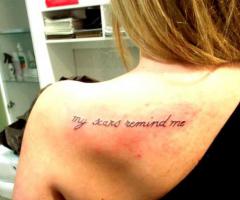 My scars remind me quote tattoo