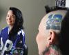 Seattle Seahawks fan McKenzie Brown tattoo