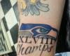 Seattle Seahawks Champs tattoo