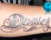 Tatuaje de Nombre Daniel - Cicatrizado